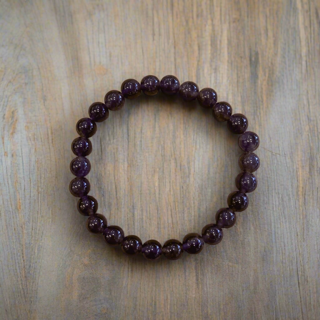 Amethyst bracelet.