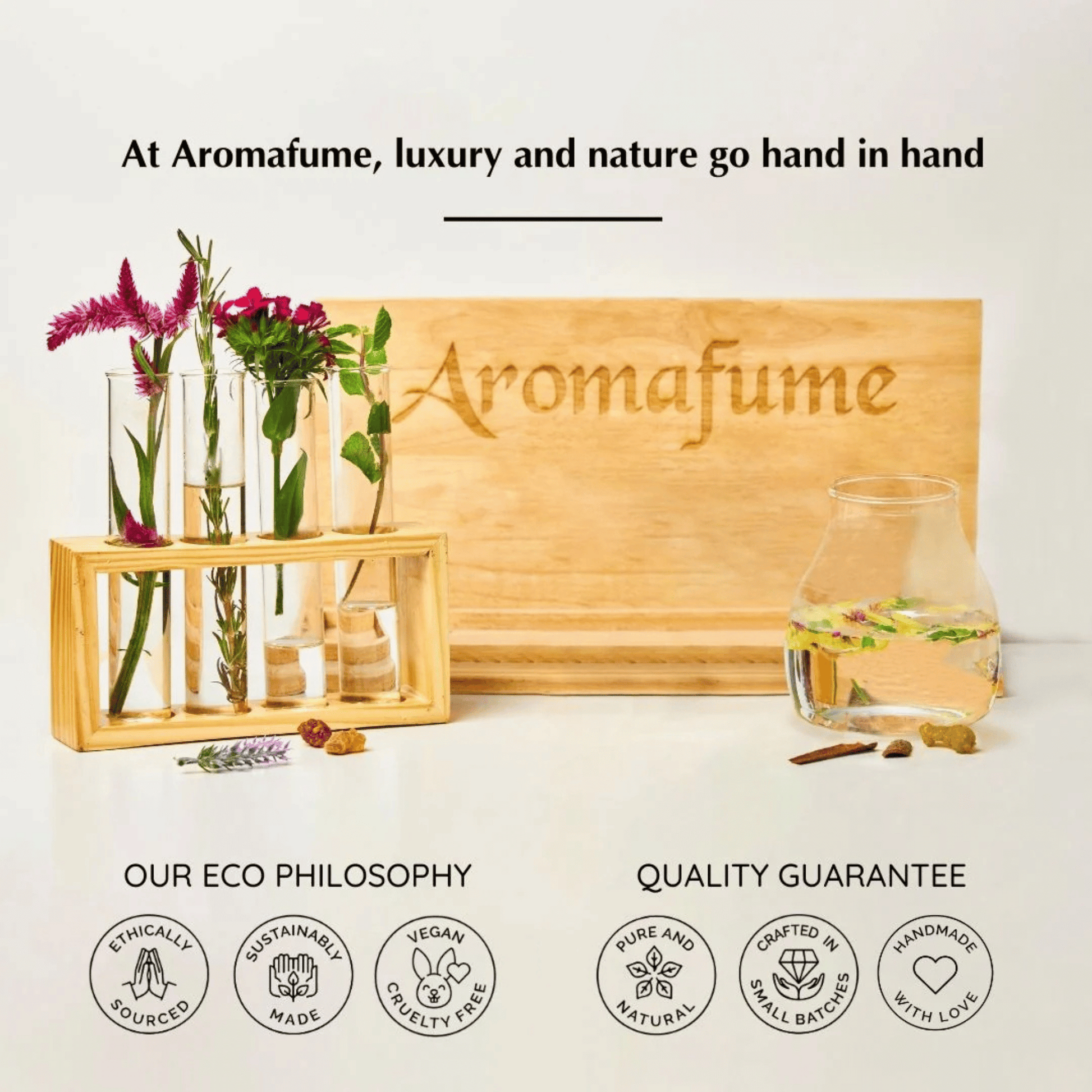 Aromafume pure essential oils.