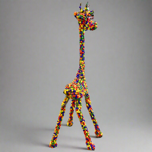 Beaded giraffe.