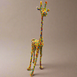 48cm Multicolour Beaded Giraffe