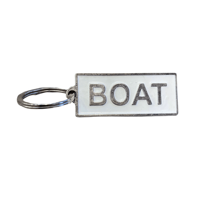 Boat keyring at Craft Market.