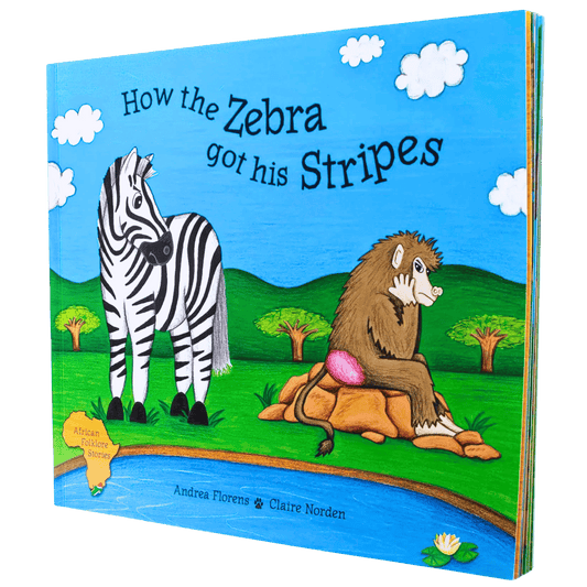 Children's zebra book.