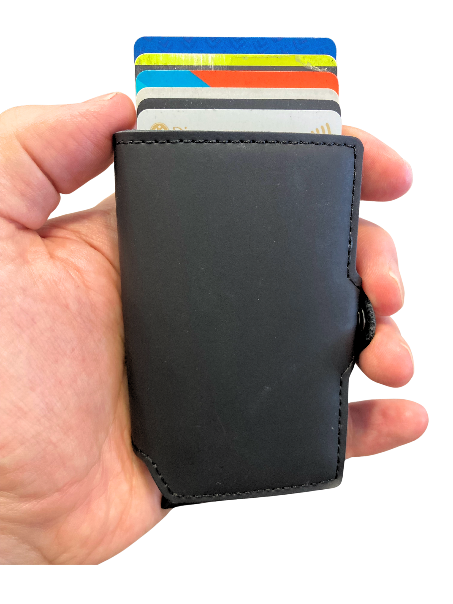 Eazicard leather wallet for cards.