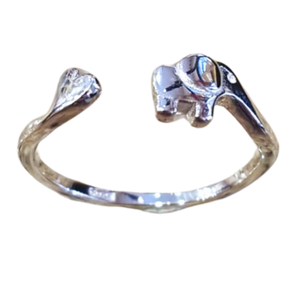 Silver elephant heart ring in Fourways, Johannesburg