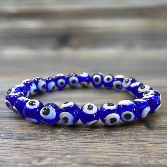 Evil eye protection bracelet.