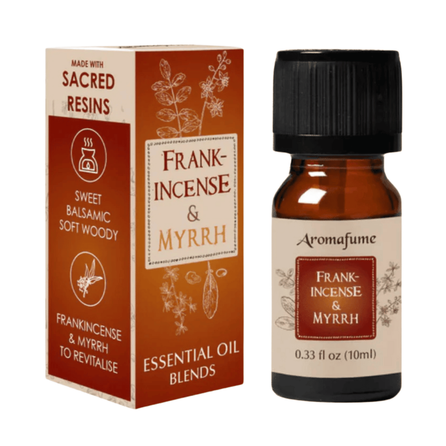 Frankincense and myrrh essential oil.