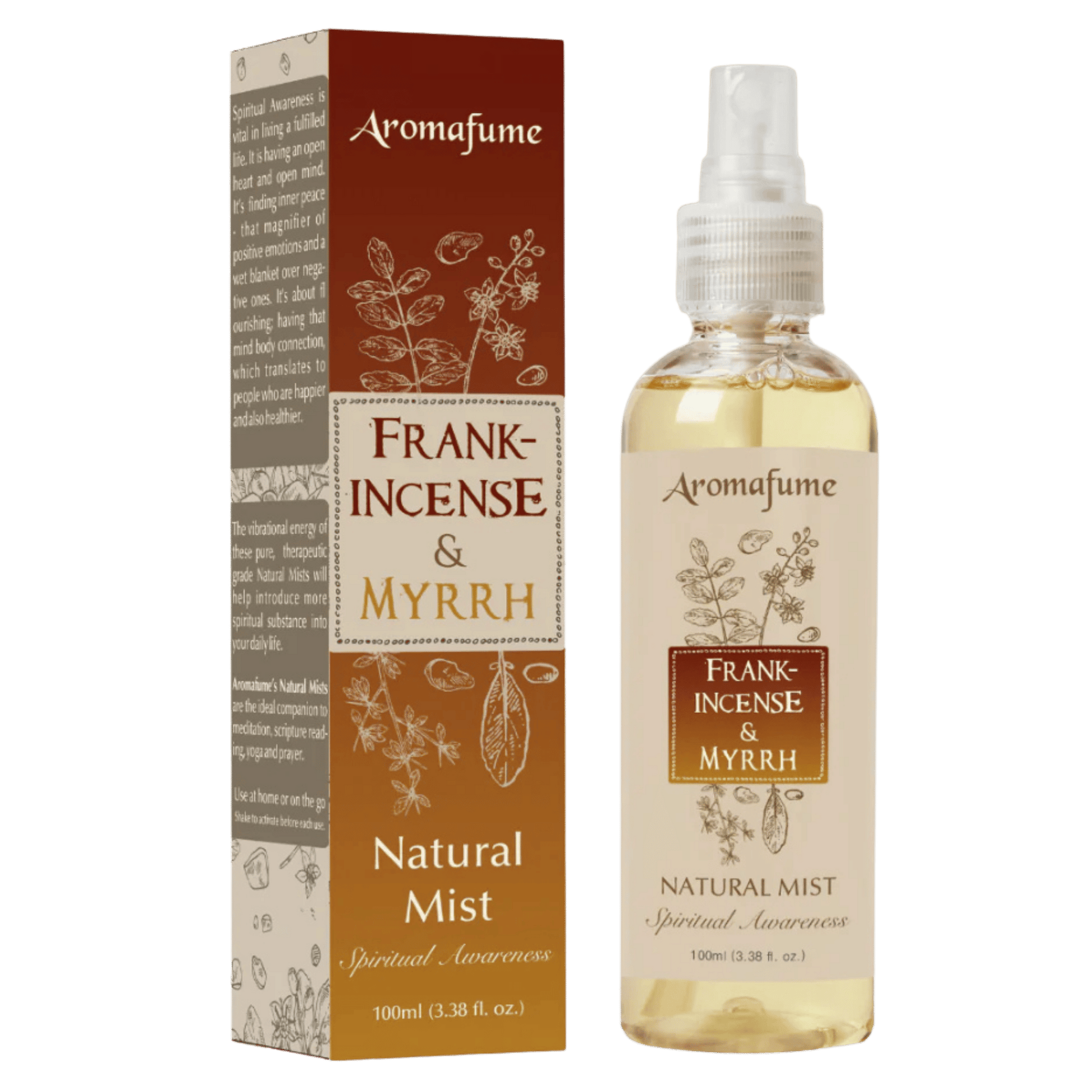 Frankincense & myrrh room spray.