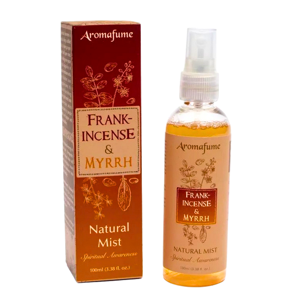 Frankincense and myrrh room spray.