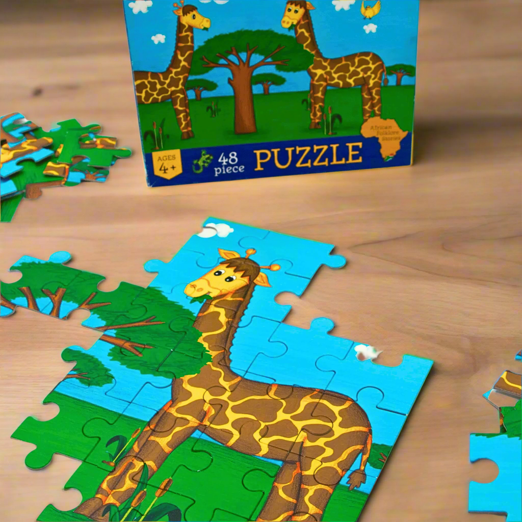 Kid's giraffe puzzle.