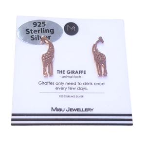 Rose gold giraffe earring studs in Fourways, Johannesburg.