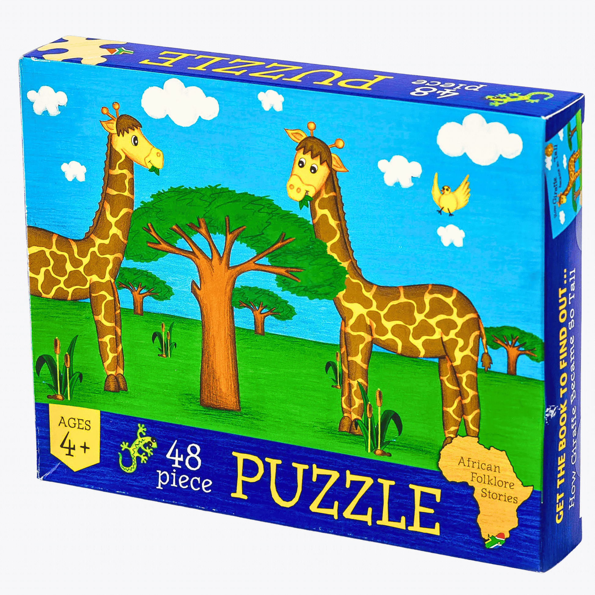 Giraffe jigsaw puzzle gift.