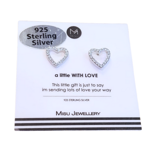 Heart earring studs in Fourways.