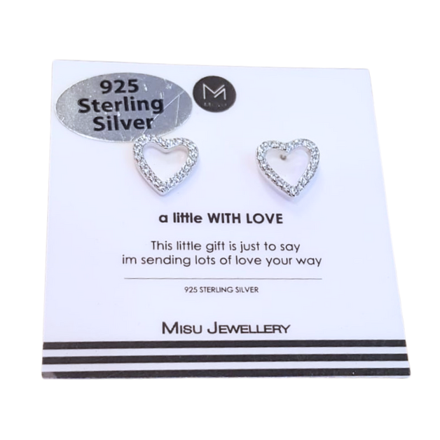 Heart earring studs in Fourways.