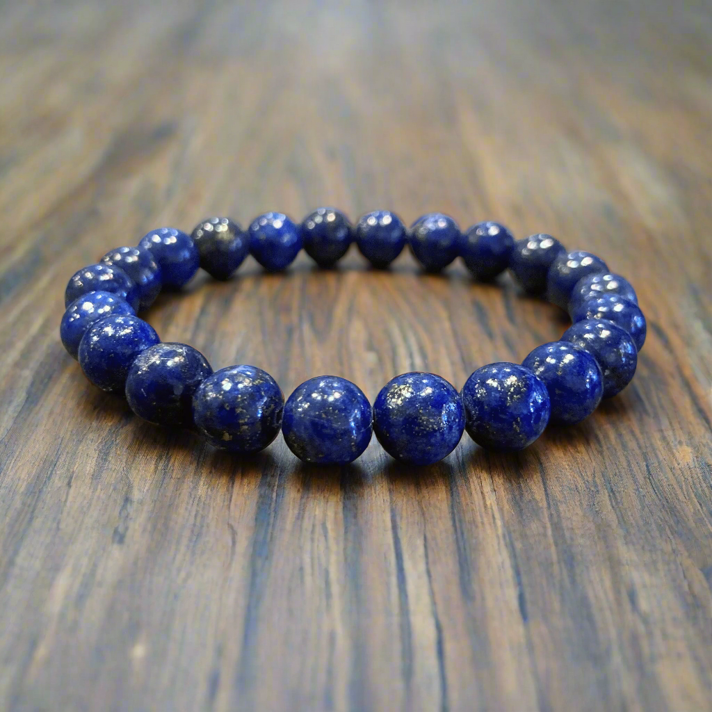 Lapis lazuli bracelet.