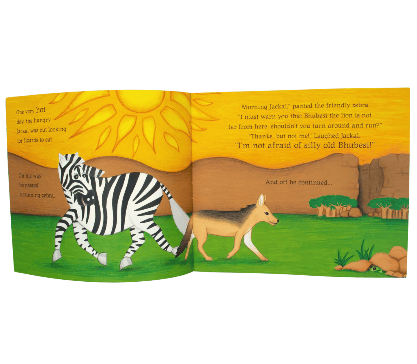 Children's Lion and Jackal Book