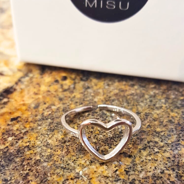 Misu heart ring.