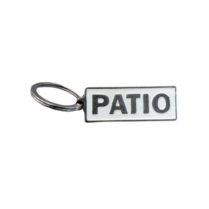 Patio keyring gift for house.