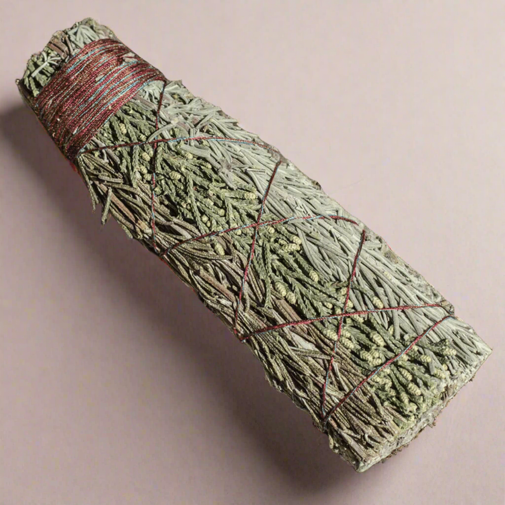 Rosemary smudge stick.