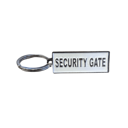 Security gate keyring for house.