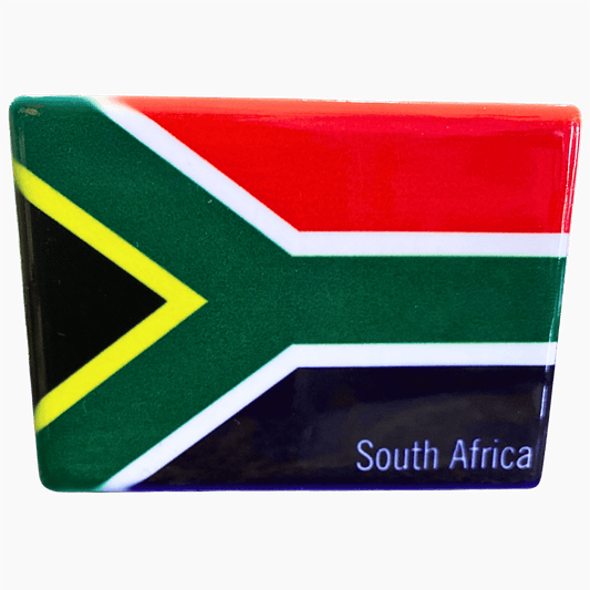 Ceramic SA Flag Magnet.