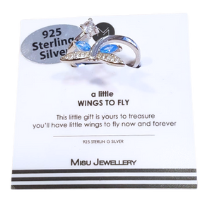 Sterling silver dragonfly ring in Fourways, Johannesburg.