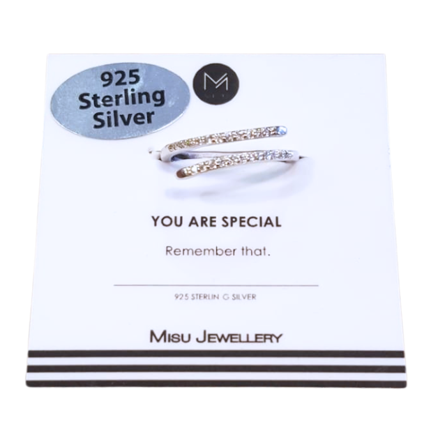 Sterling silver swirl ring in Fourways.