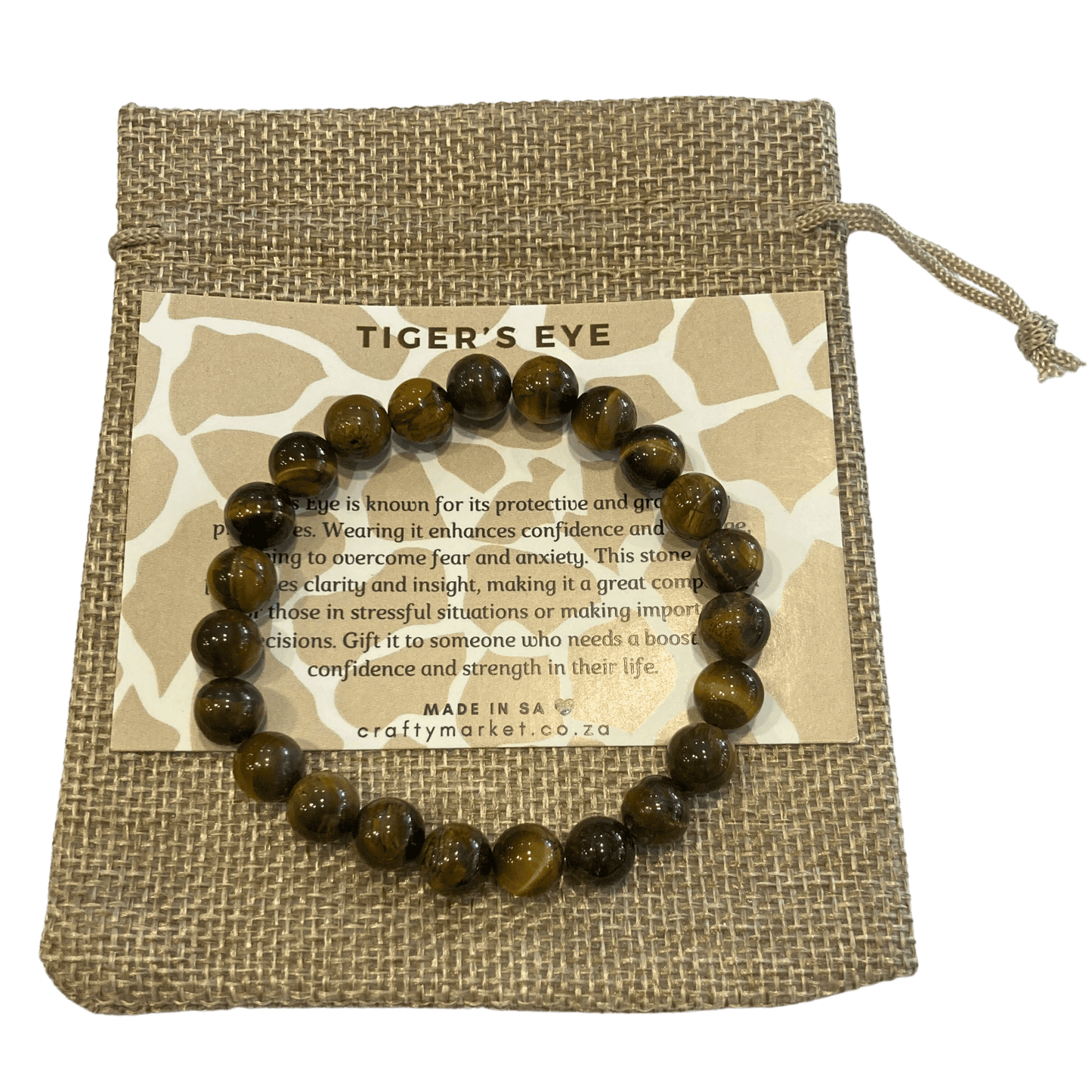 Tiger's eye bracelet gift.