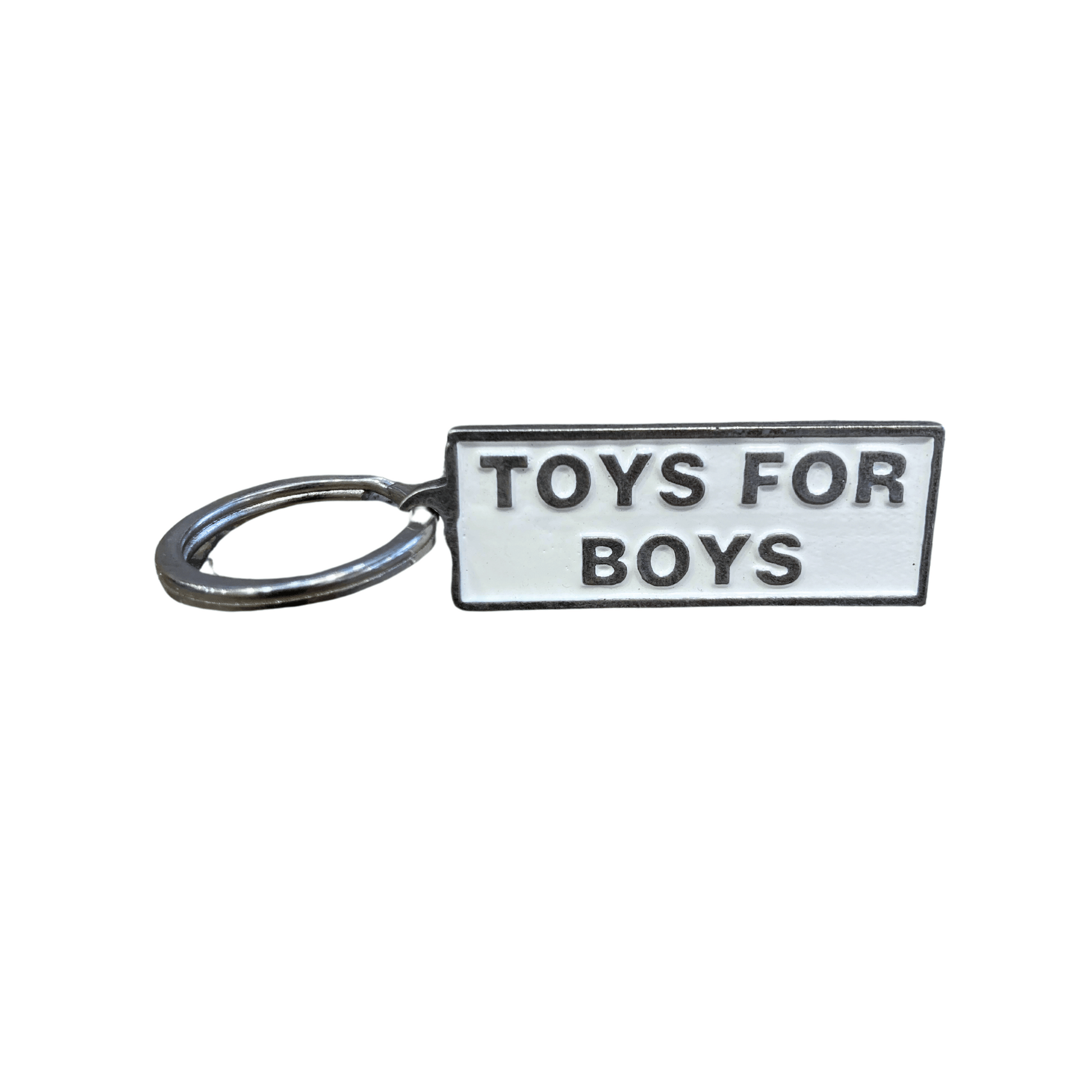 Toys for boys keyring gift.