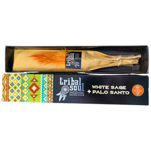 Tribal soul white sage and Palo Santo incense. 