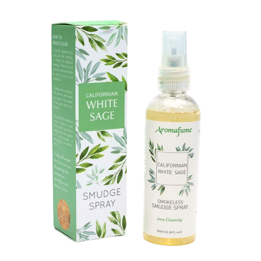 California white sage smudge room spray bottle for cleansing.