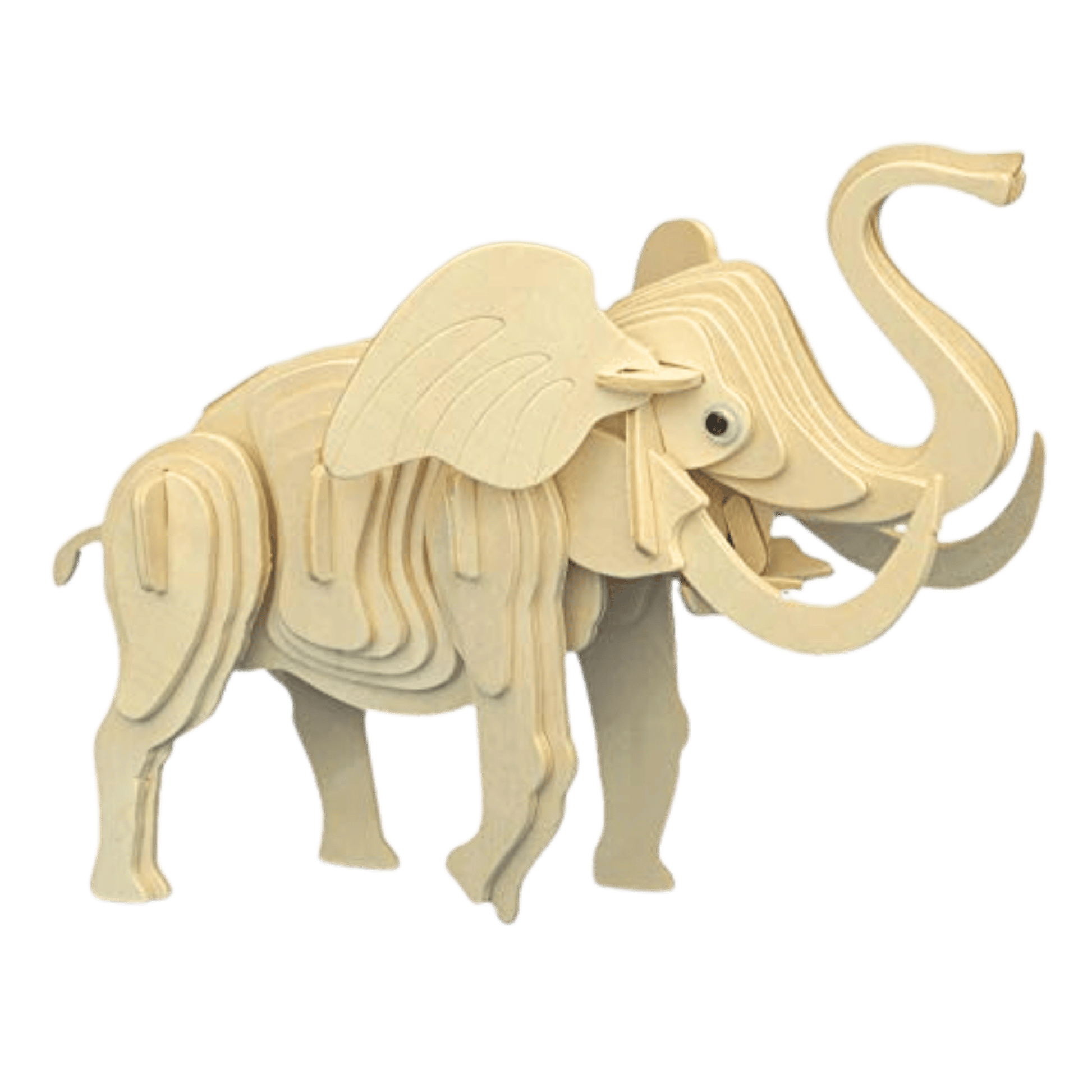 Wooden elephant construction kit.