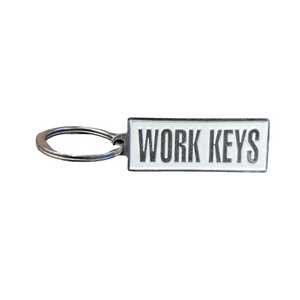 Work keys keyring at Craft Market.