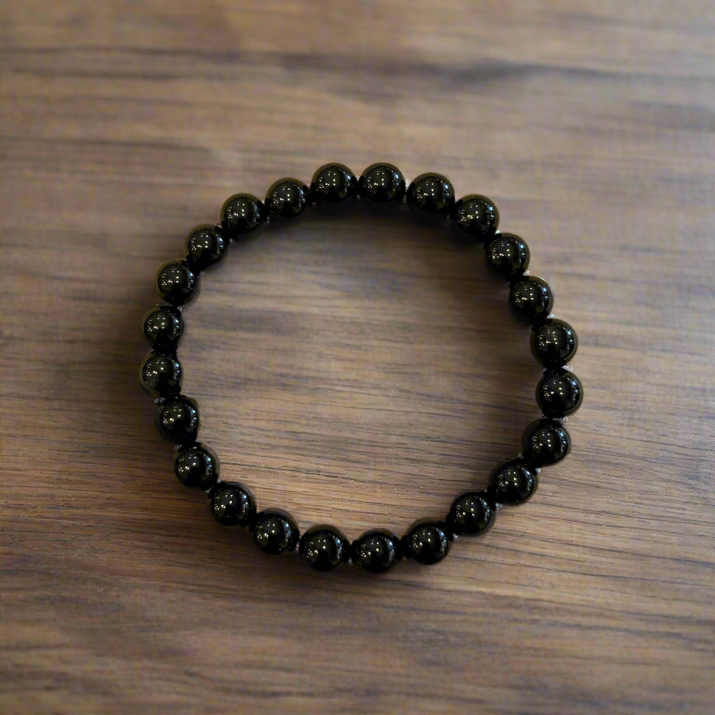 Obsidian bracelet.