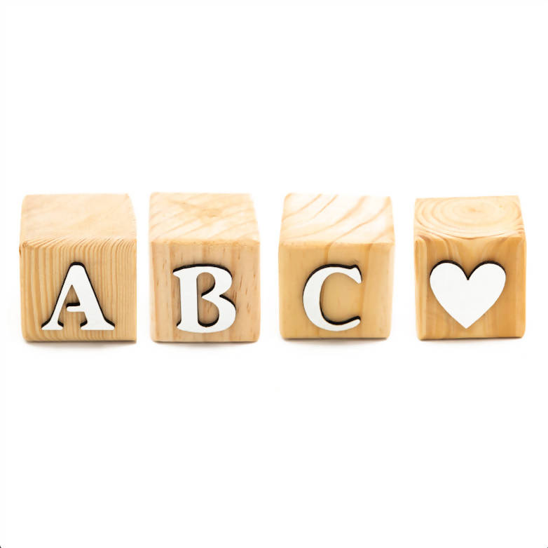 Wooden Letter Blocks