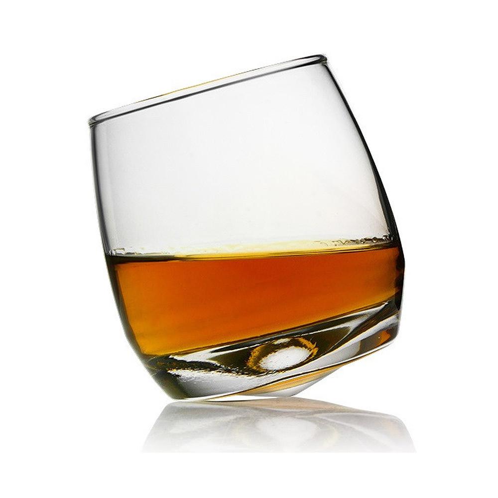 Spill proof whiskey glass.