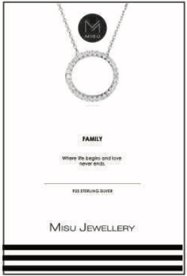 Silver circle necklace in Fourways.