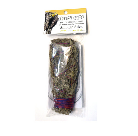 Sage smudge stick for cleansing.