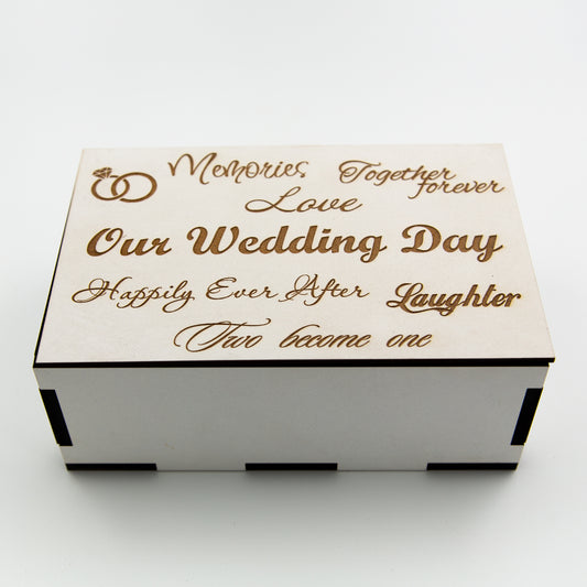 Wedding day gift box.